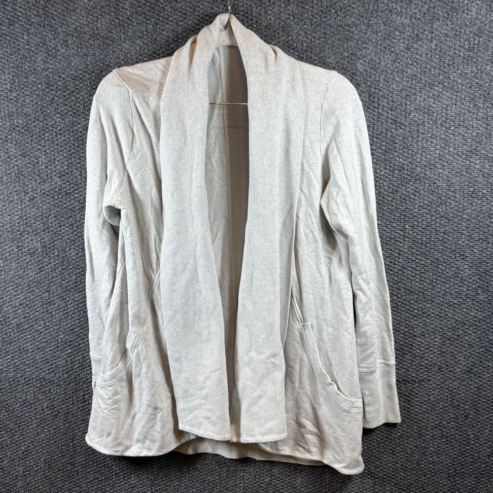 Athleta Woman's M Cardigan Grey - Fall, Casual, Classic